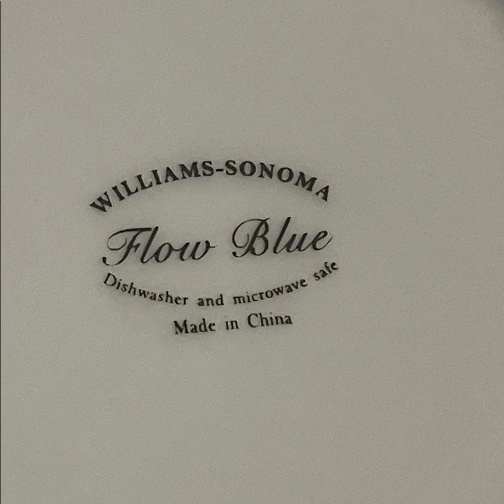 Flow Blue by WILLIAMS-SONOMA 5.5”W 1.14”H set of 2